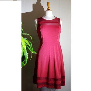 Red Vintage Retro Style Dress #05